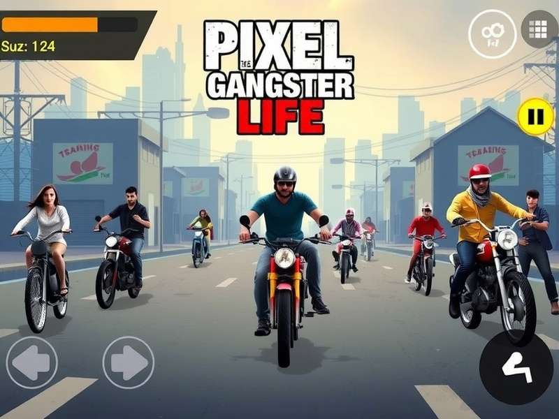 Pixel Gangster Life Game Screenshot